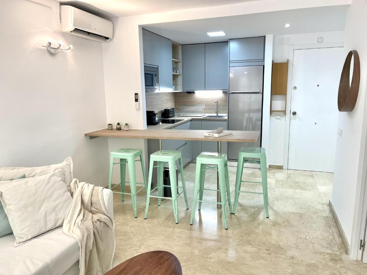 Apartbeach Michelangelo De Luxe Climatizado Y Junto Playa 08 Салоу Екстериор снимка