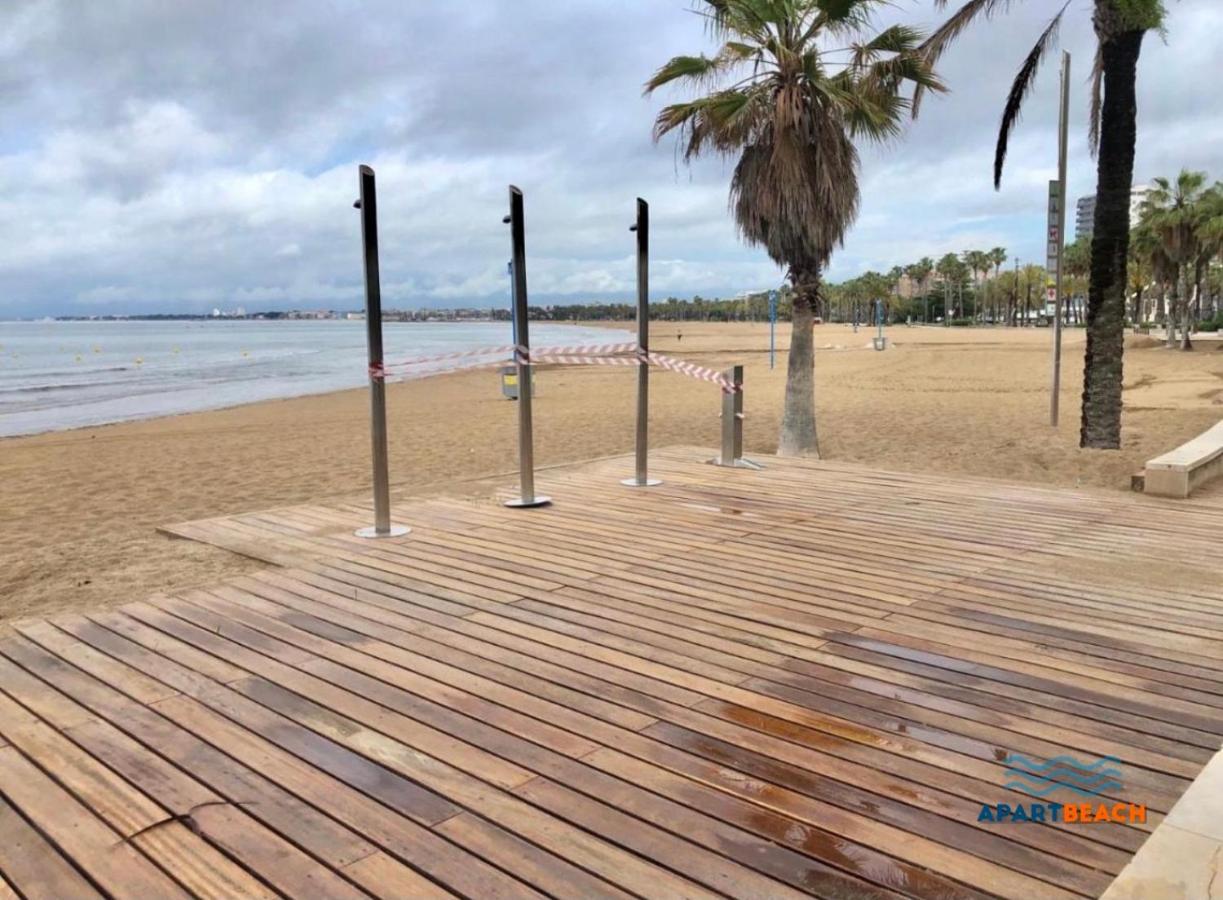 Apartbeach Michelangelo De Luxe Climatizado Y Junto Playa 08 Салоу Екстериор снимка